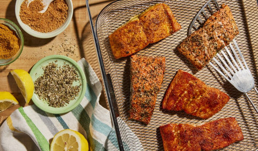 Air Fryer Alaska Salmon Rub 3 Ways - Net To Table Seafoods