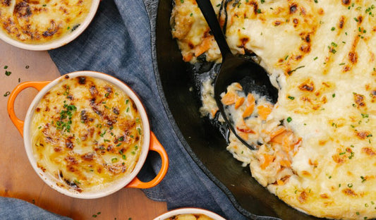 Alaska Smoked Salmon Deckhand Pie - Net To Table Seafoods