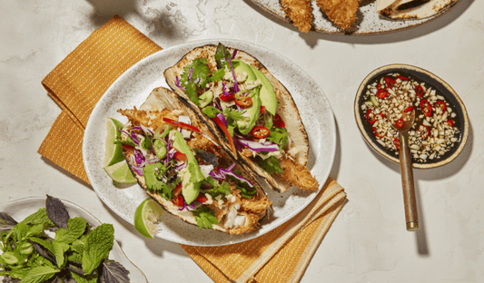 Coconut-Crusted Alaska Rockfish Tacos - Net To Table Seafoods