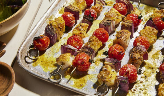 Curried Pacific Cod Kebabs - Net To Table Seafoods