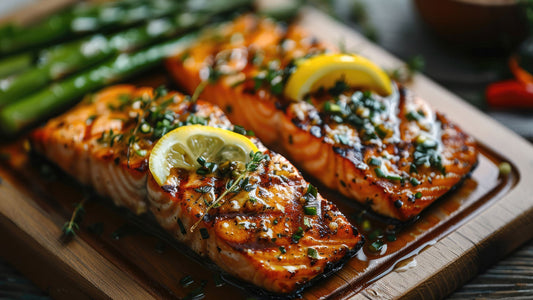 Grilled Sockeye Salmon with Lemon Butter Sauce - Net To Table Seafoods