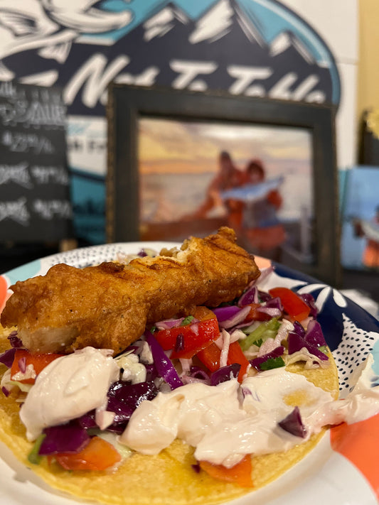 Halibut Fish Tacos - Net To Table Seafoods