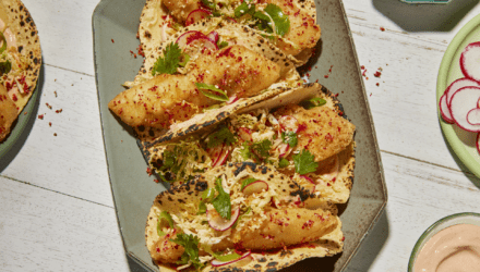 Korean Fried Alaska Cod Tacos - Net To Table Seafoods