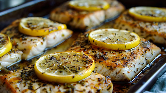 Lemon Herb Baked Cod - Net To Table Seafoods