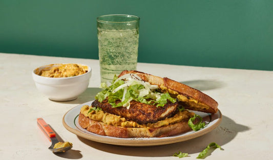 Tataki Alaska Cod Sandwich with Avocado Chili Crisp - Net To Table Seafoods