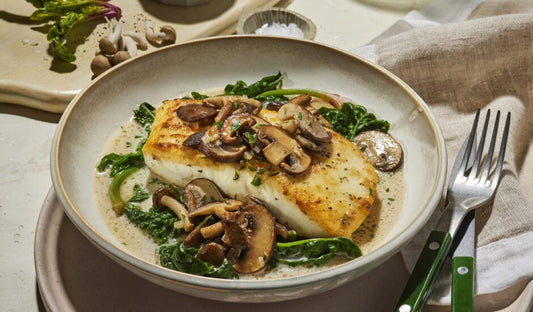 Wild Alaska Halibut Marsala - Net To Table Seafoods