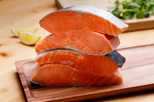 Alaskan Salmon Portion Box (30 lbs @ 19.99/lb)