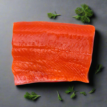 Alaskan Salmon Portion Box (30 lbs @ 19.99/lb)