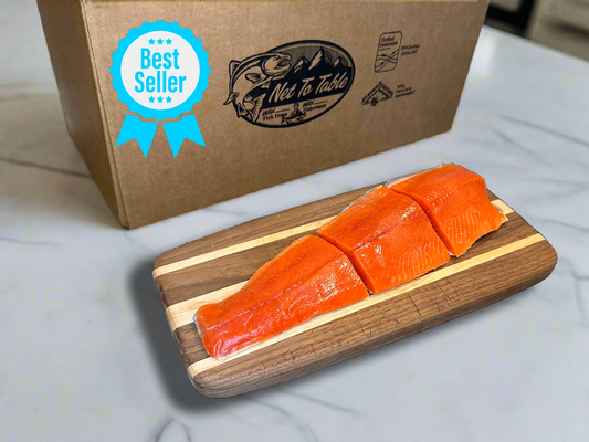 Wild-Caught Alaskan Sockeye Salmon Gift Box