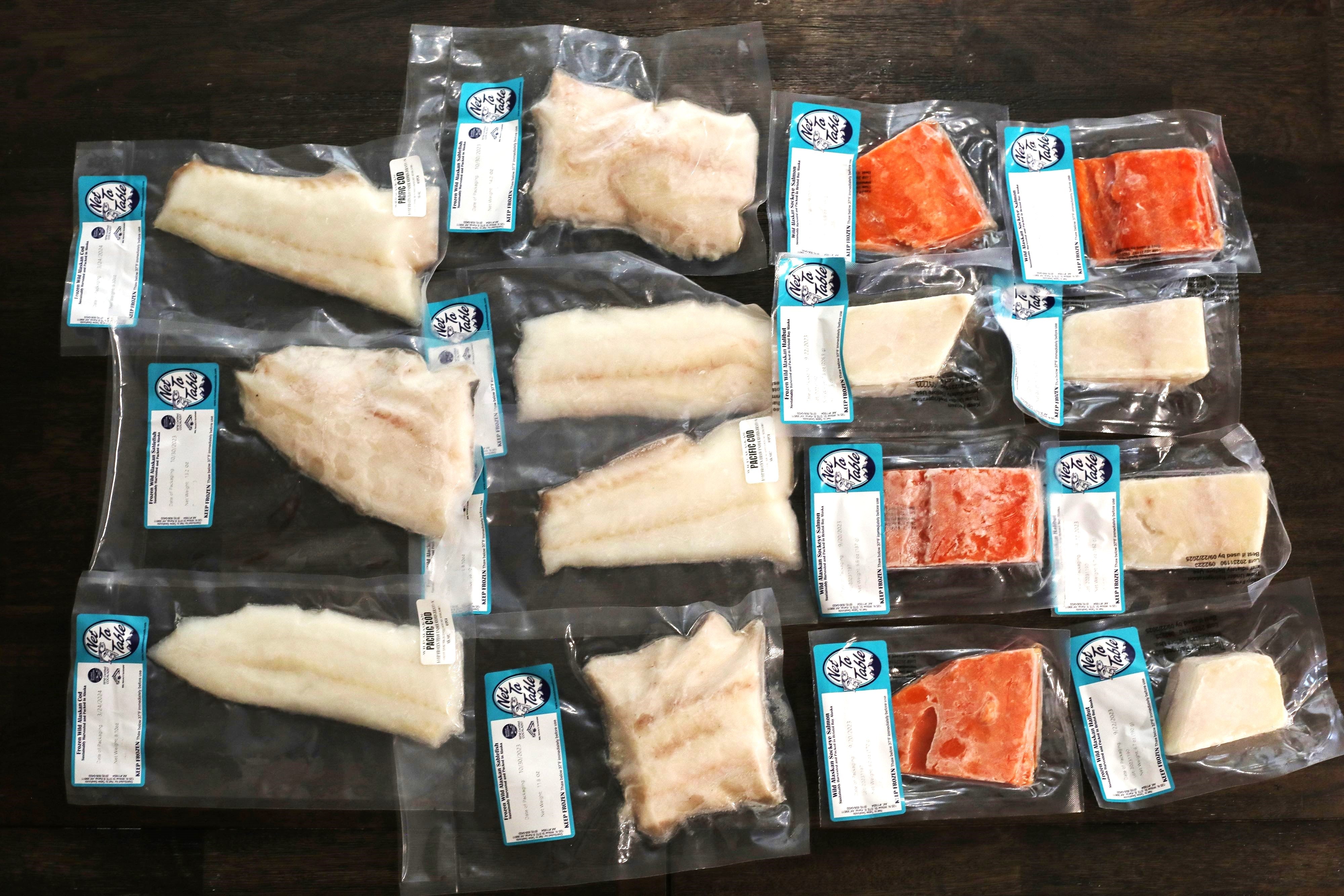 Alaskan Fish Variety Box - Net To Table Seafoods