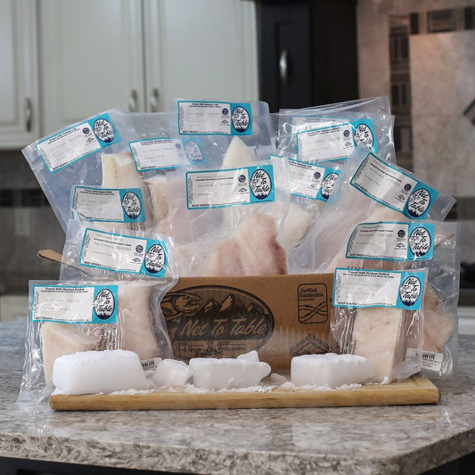 Alaskan Halibut Box - Net To Table Seafoods