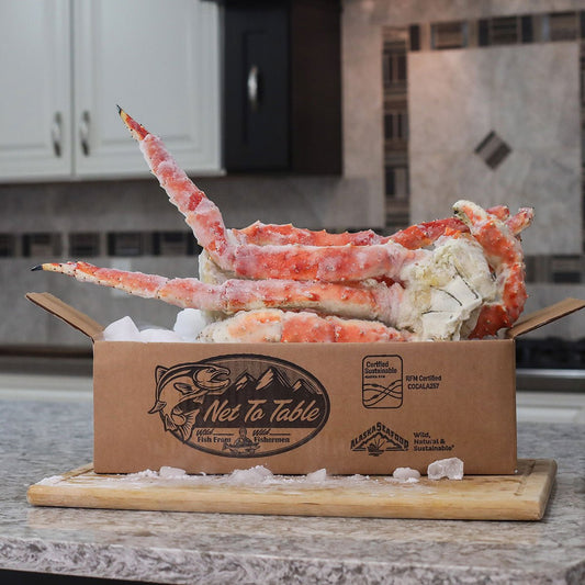 Alaskan King Crab Leg Box - Net To Table Seafoods