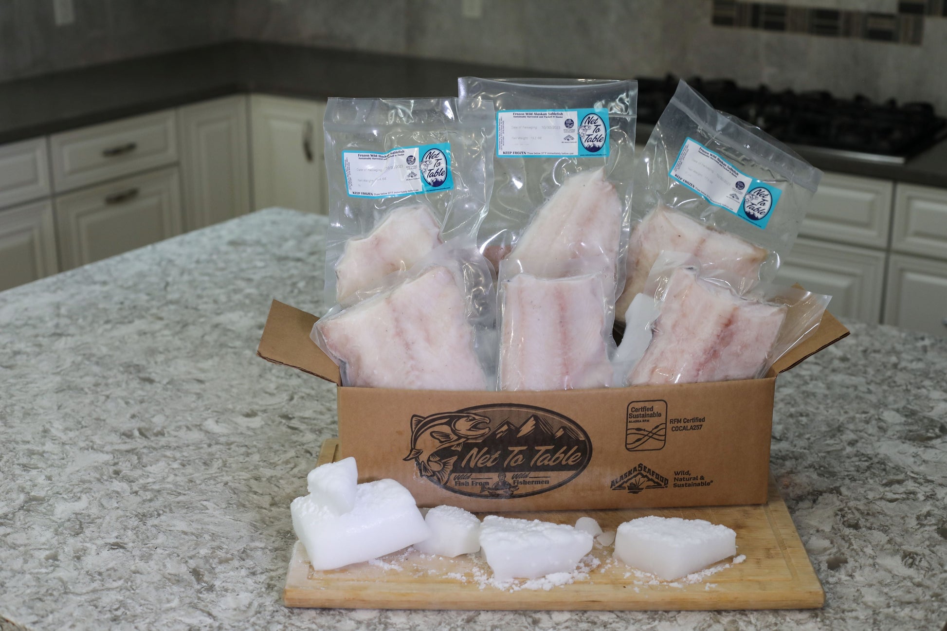 Alaskan Sablefish Box - Net To Table Seafoods