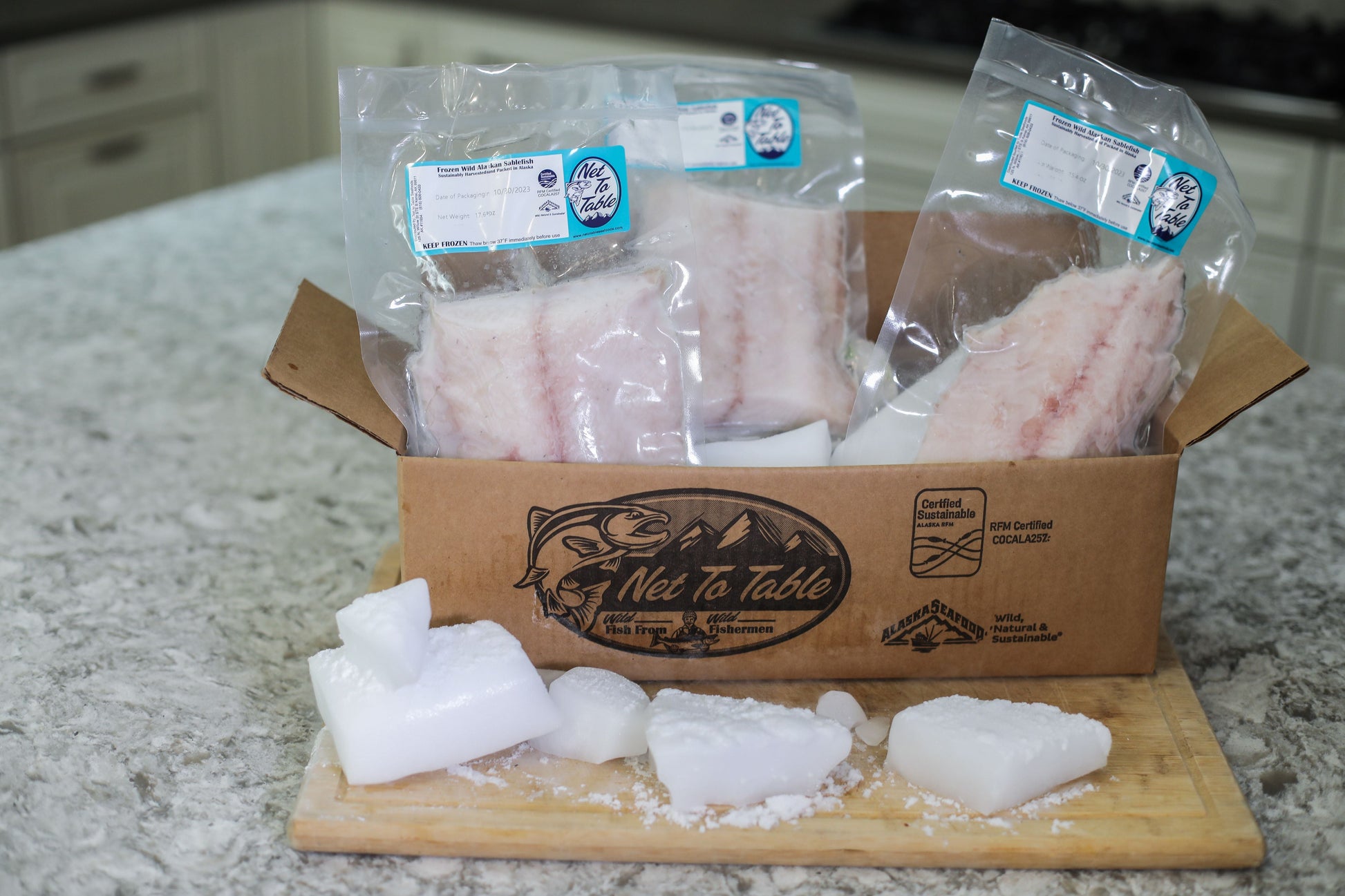 Alaskan Sablefish Box - Net To Table Seafoods