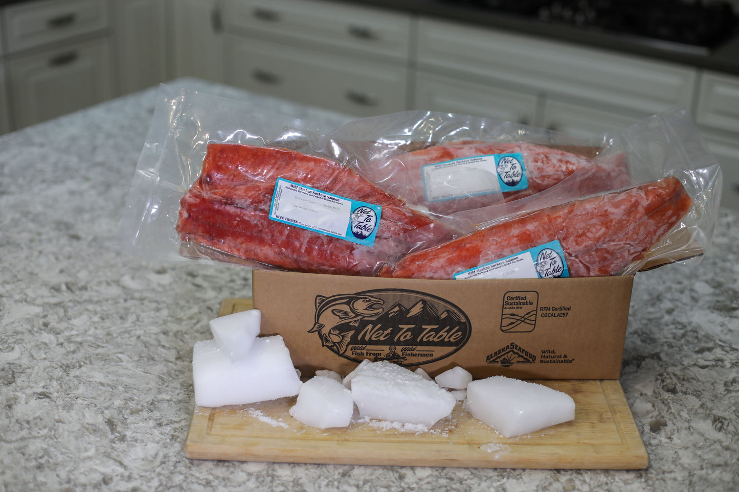 Alaskan Sockeye Salmon Gift Box - Net To Table Seafoods