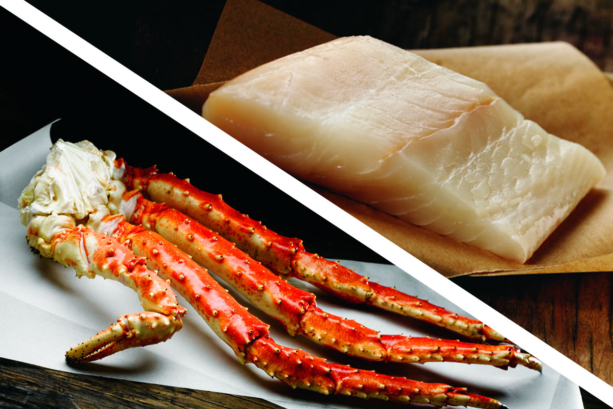 Father's Day Halibut & Crab Alaskan Seafood Bundle