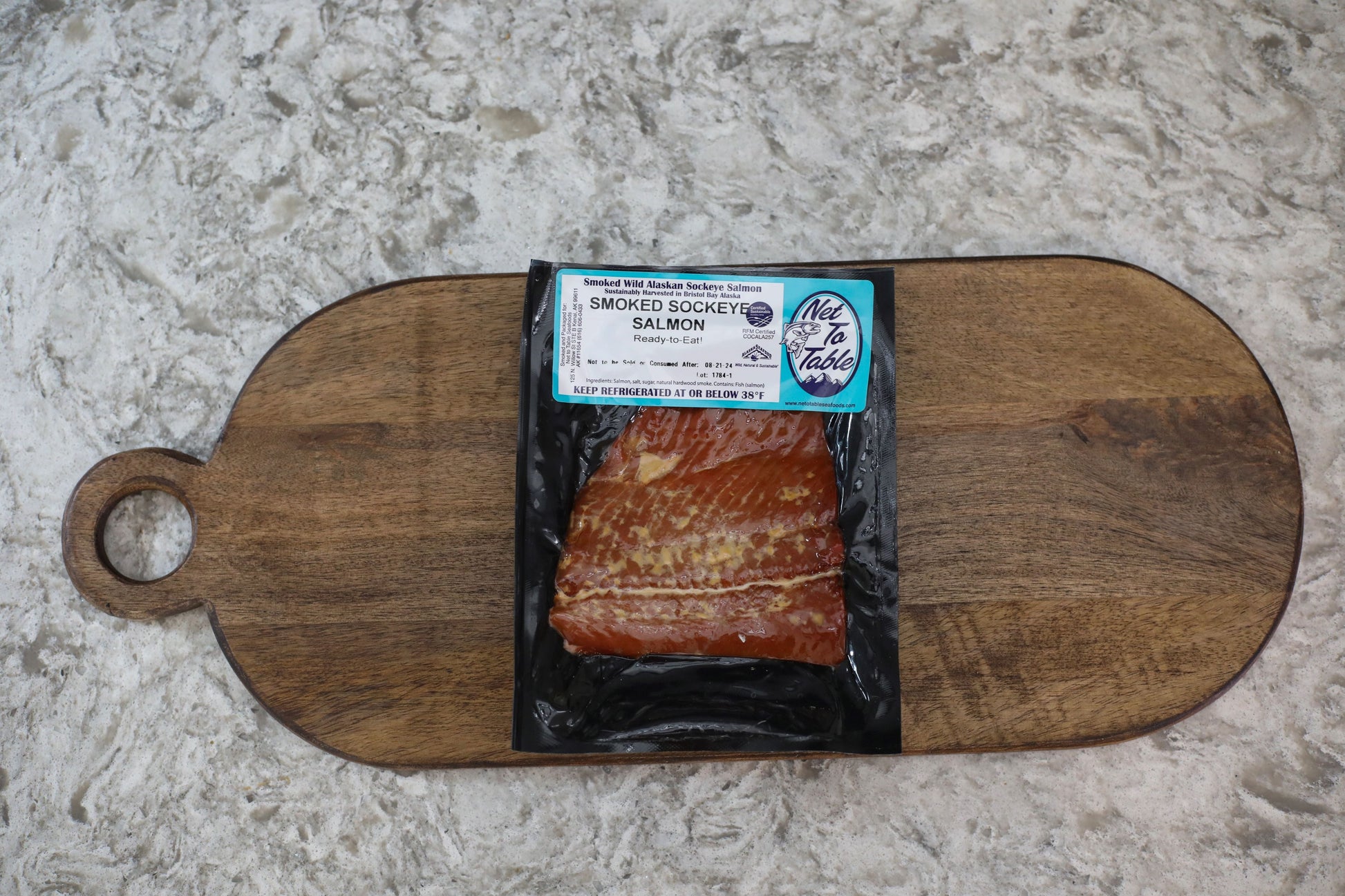 Smoked Alaskan Sockeye Salmon Portion (add on) - Net To Table Seafoods