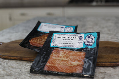 Smoked Alaskan Sockeye Salmon Portions and Spread - Net To Table Seafoods